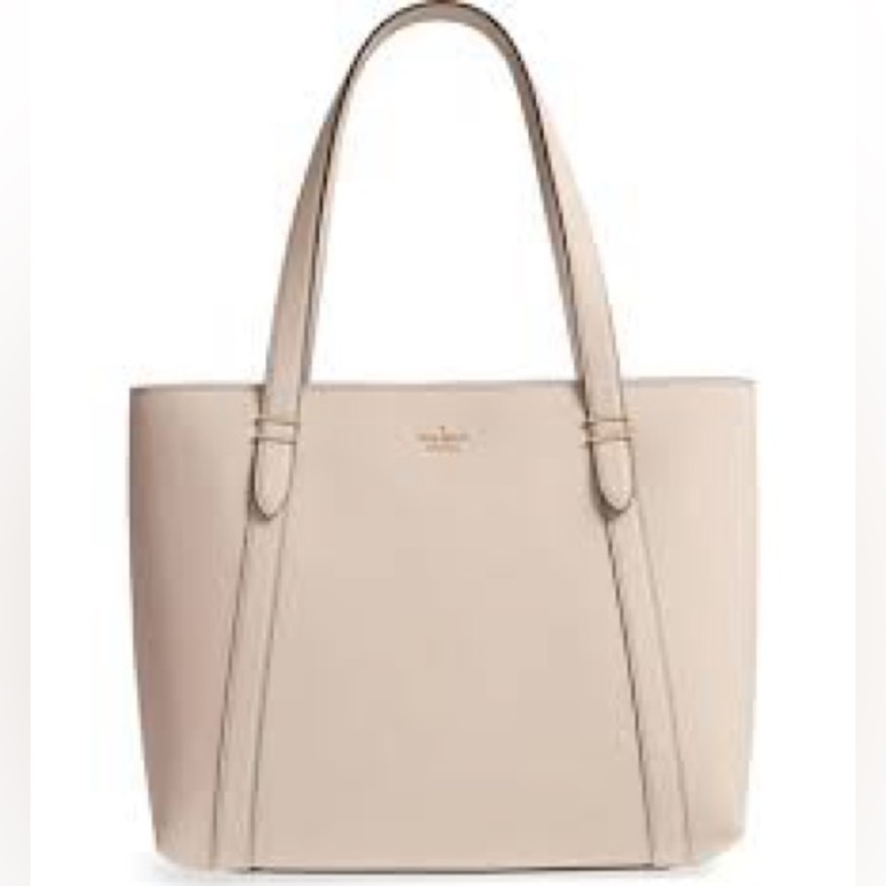 kate spade Beige Leather Shoulder Tote